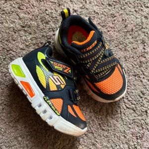 Toddler Skechers light up sneakers